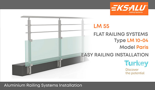 LM 55 Flat Railing Systems Installation<br><br>