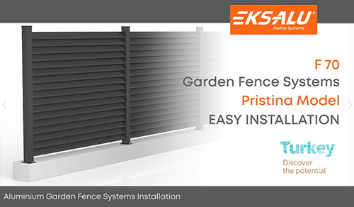 F 70 Garden Fence Systems Installation<br><br>