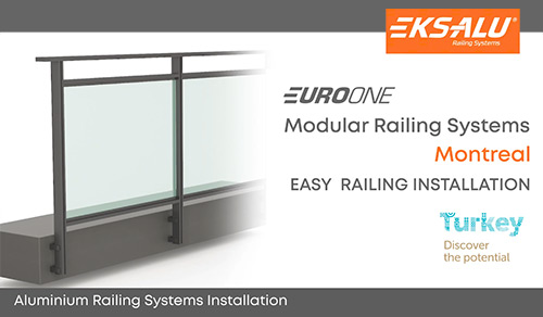 EURO ONE Modular Railing Systems Installation  1